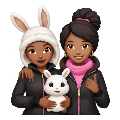Black people gang banging snkw bunny girl sticker
