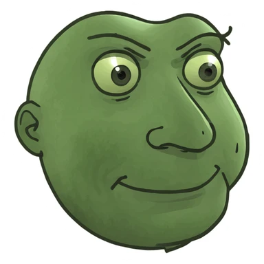 Thumbs down red face  sticker