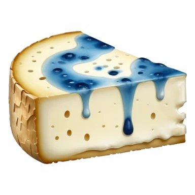 moldy brie cheese slice sticker