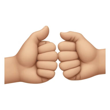 pinky promise hands sticker