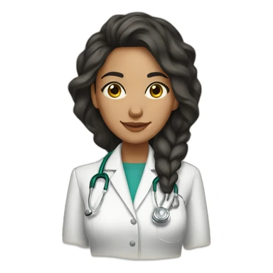 beautiful moroccan woman who was raised in texas and wants to be a doctor sticker