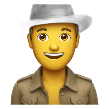 chat avec un chapeau sticker