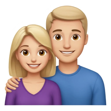 beautiful loving couple sticker