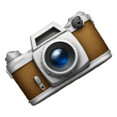 camera laying on the beach sand sticker