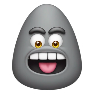 evil barbapappa charachter sticker