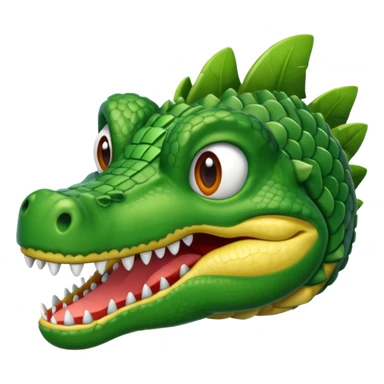 Hazme un avión con cabeza de cocodrilo sticker