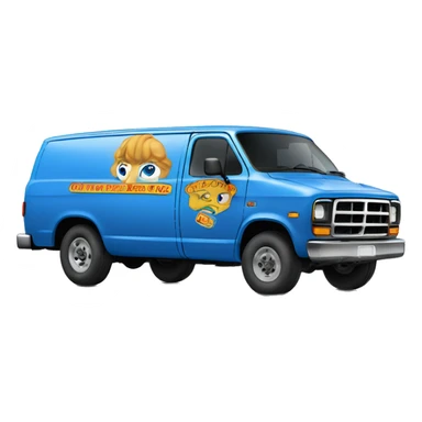 blue Dodge RAM Van Oh-Kay Plumbing & Heating 1986  sticker