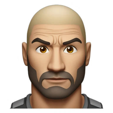 actor dave bautista serious sticker