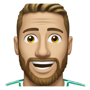 Generate a image of Sergio Ramos  sticker