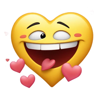 Heart blowing kisses sticker