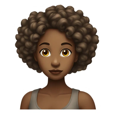 black girl side eye sticker