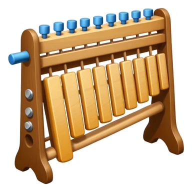 wood glockenspiel instrument sticker