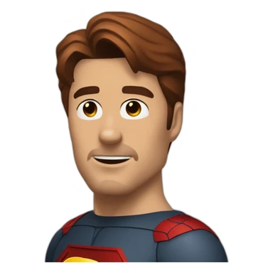 bat man super man spider man stupid man iron man sticker