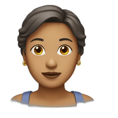 woman two steps ahead of idea sticker