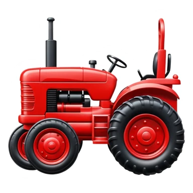 plastic toy  tractor sticker