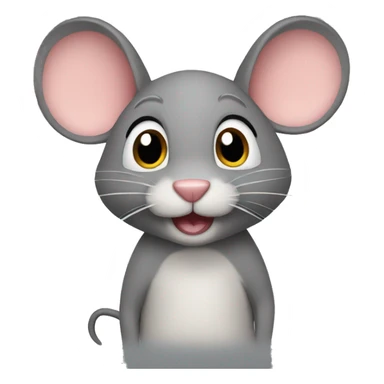 mouse jerry sticker