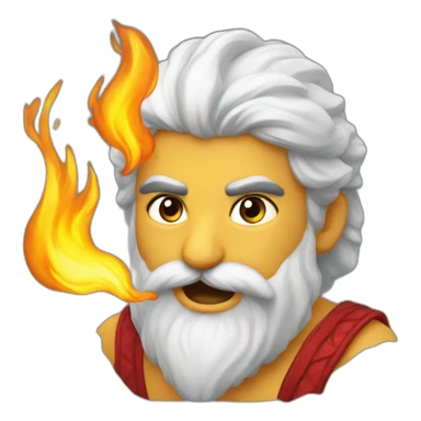 persian fire breather sticker