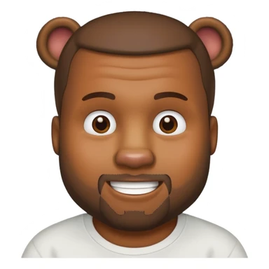 kanye west bear man sticker