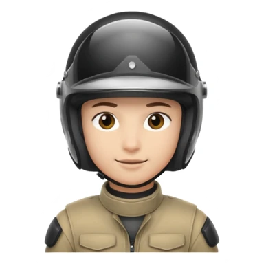 motorcycle human with helmet sticker