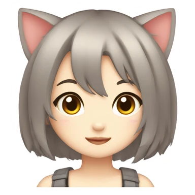 Neko girl sticker