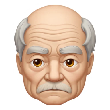 Grumpy old man sticker