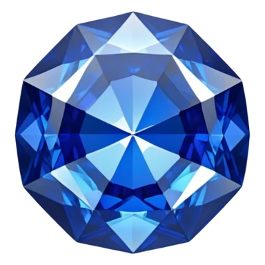 top view sapphire sticker
