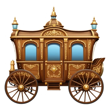 huge-horse-drawn-fancy-french-stagecoach-caravan sticker