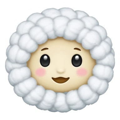 make up cotton sticker