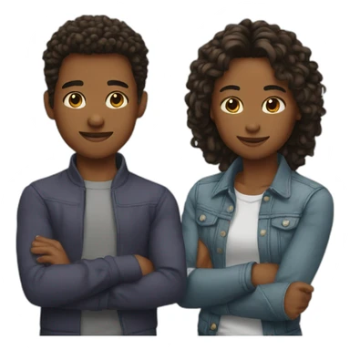 Strong friendship sticker