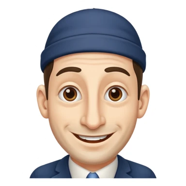 Jewish Emoji man with huge nose sticker