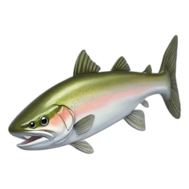 steelhead fish sticker