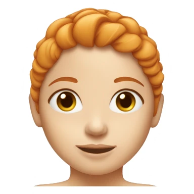 skincare ginger girl sticker