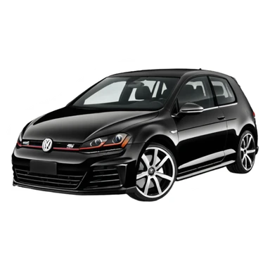 Black Edition Golf R MK7  sticker