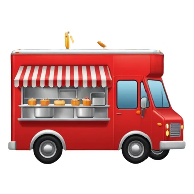 Festival Food Truck red sticker