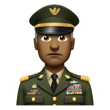 general of army usa angry sticker