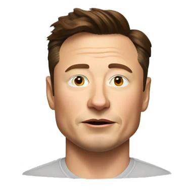 elon musk as a bear sticker