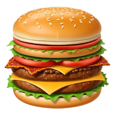 Spicy meat sandwich sticker