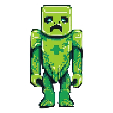 Minecraft Creeper pixel art sticker