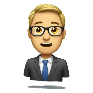 reporter cartoon breaking news on screen window sticker