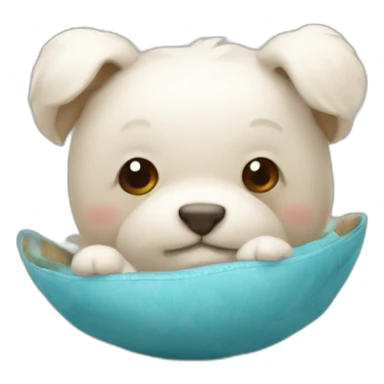 Doudou qui porte un baluchon sticker