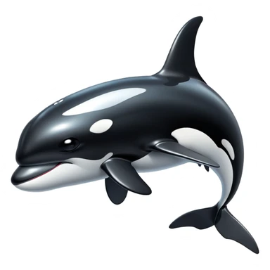 dystopian cybernetic android orca sticker