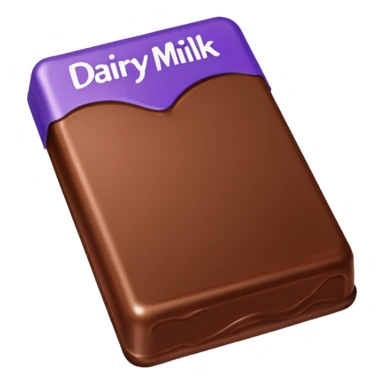 Dairy milk chocolate  sticker