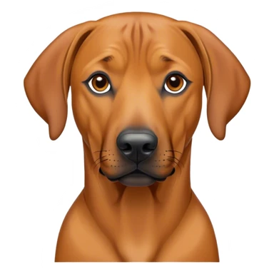 Happy Rhodesian ridgeback Dog sticker
