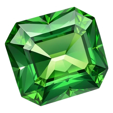 Demantoid Garnet gem sticker