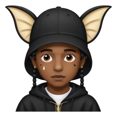 Bonnet de chauve-souris de playboi cartier  sticker