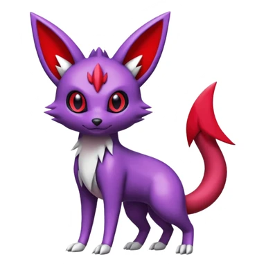 Sneasel-Zangoose-Genesect-Umbreon-fusion-hybrid, full body sticker