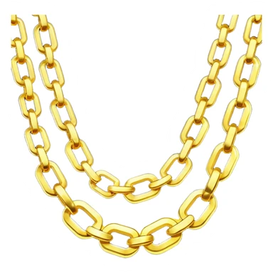 fantasy magic heavenly golden chains low poly sticker