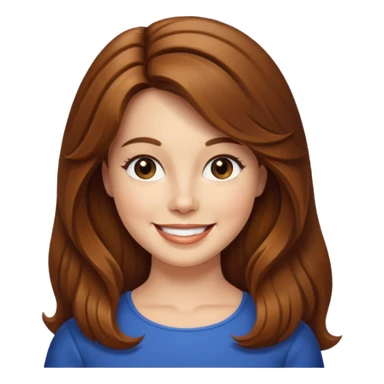 Lee Purcell with long hair sticker