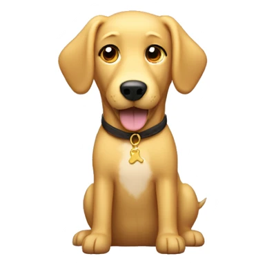 morph a golden dog with half up ears and a blonde guy sticker