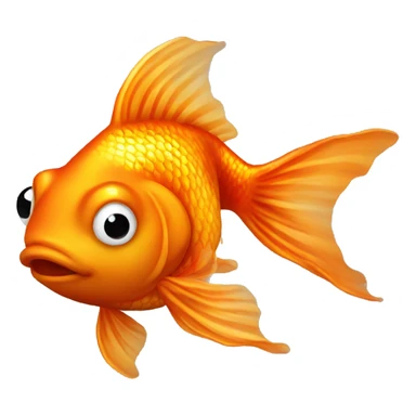 The goldfish stirs sticker